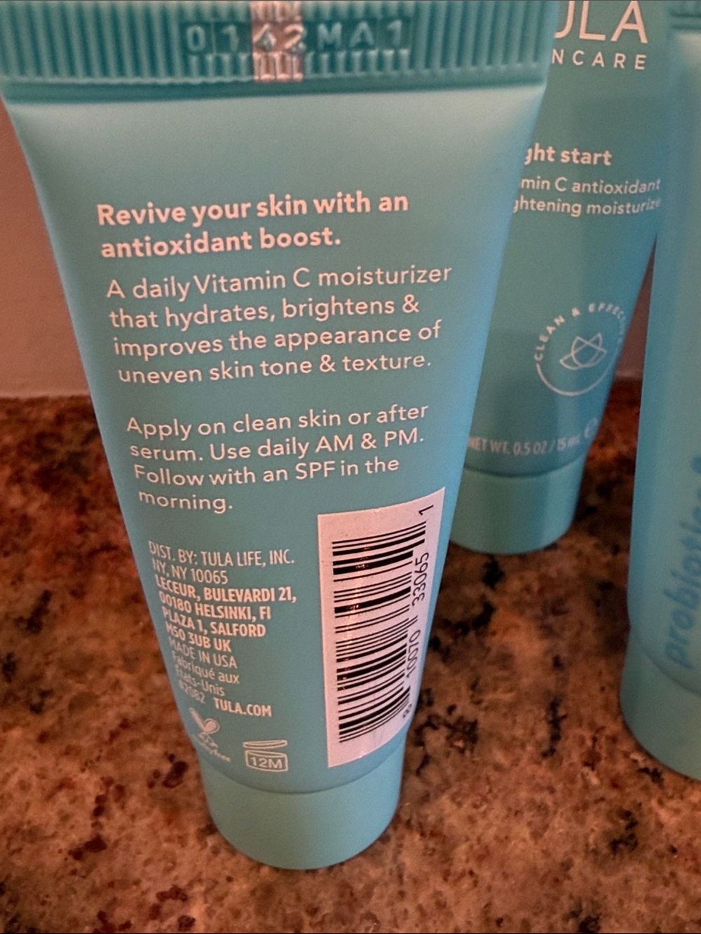 Tula Bright Start Moisturizer Set of 7 NEW - Picture 4 of 4